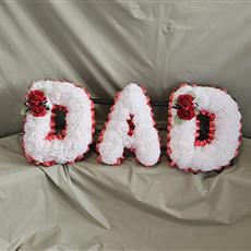 Artifical Dad Red &amp; White 